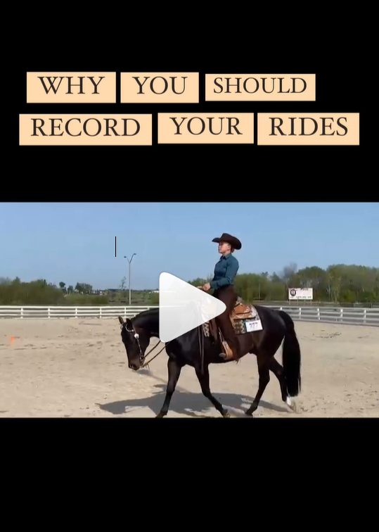 Horse riding tips, record yourself riding